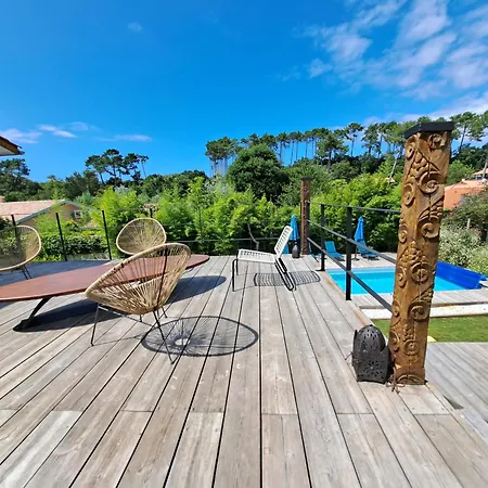 Hossegor - 4 Etoiles, 6 - 5 Salles De Bains - Piscine Chauffee 5 Mn Des Plages Soorts-Hossegor